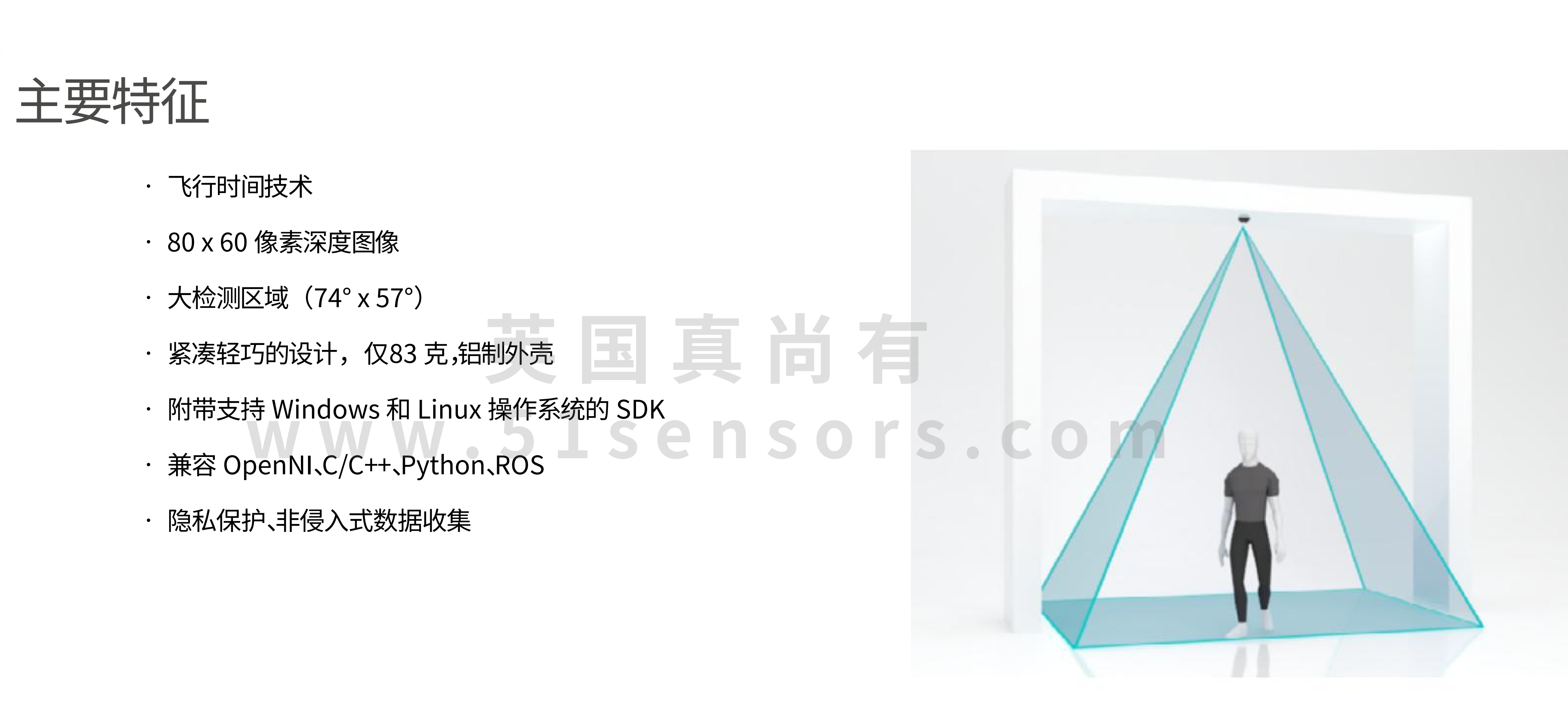 3D相機模塊C-3C202主要特點