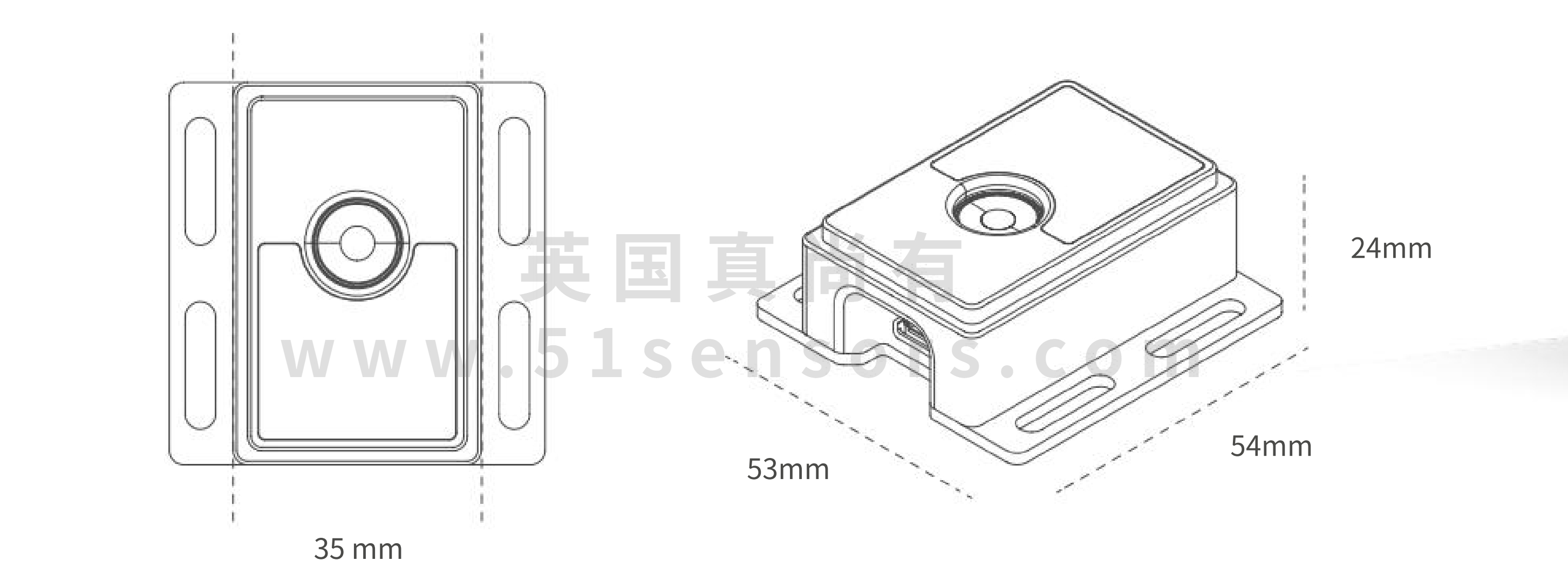 3D相機模塊C-3C202尺寸圖